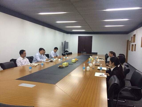 中信?？偣敬蘧庨L(zhǎng)一行走訪我司